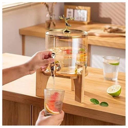 Glass dispenser jar 3