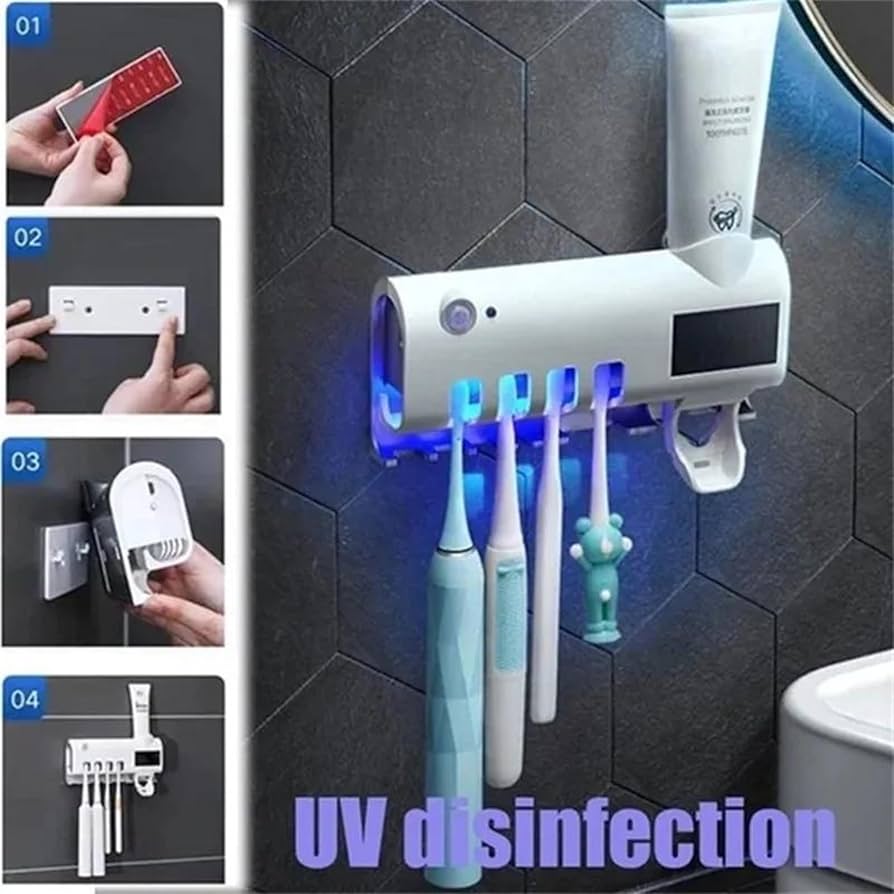Toothbrush sterlizer & dispenser 2