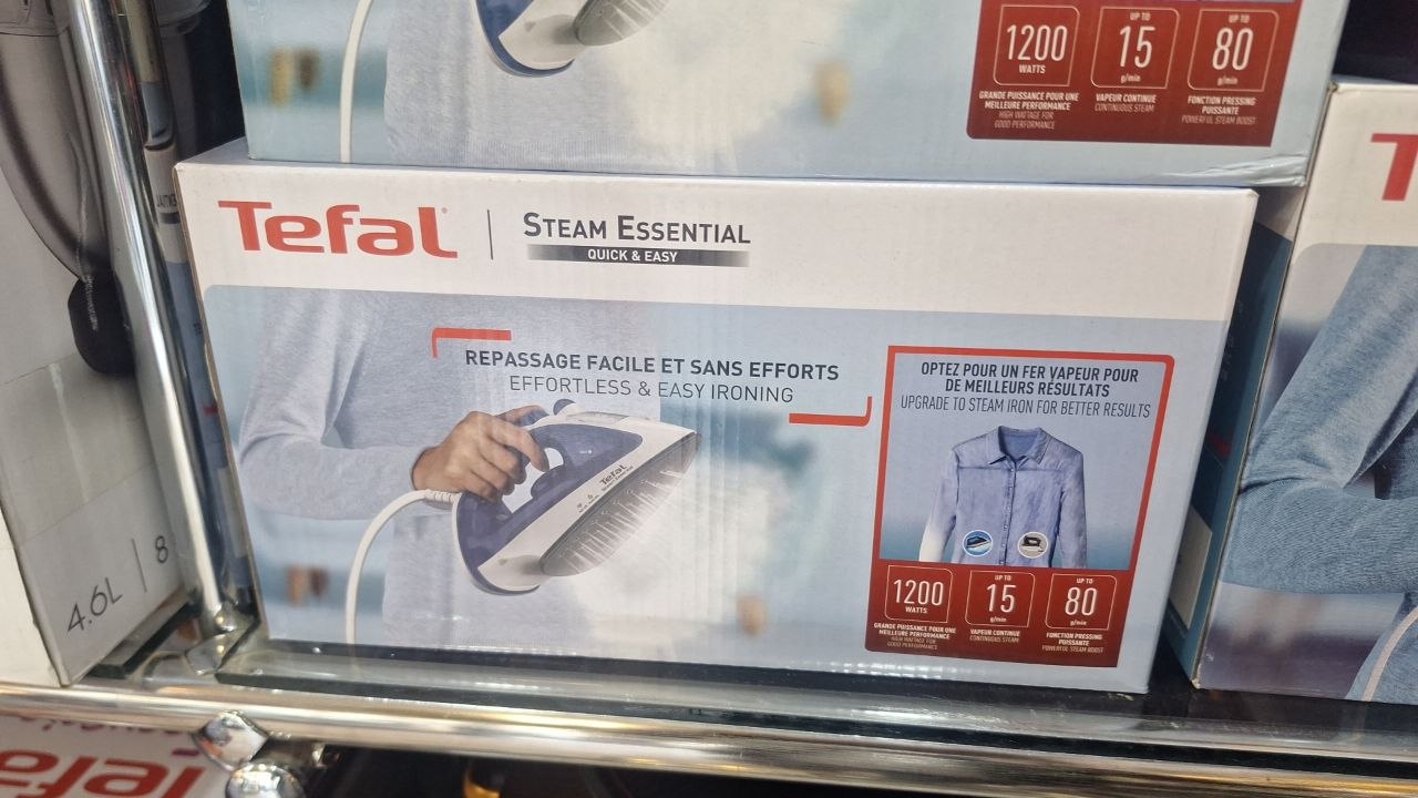 ኦርጅናል የቴፋል (Tefal Steam Essential) የእንፋሎት ካውያ 2
