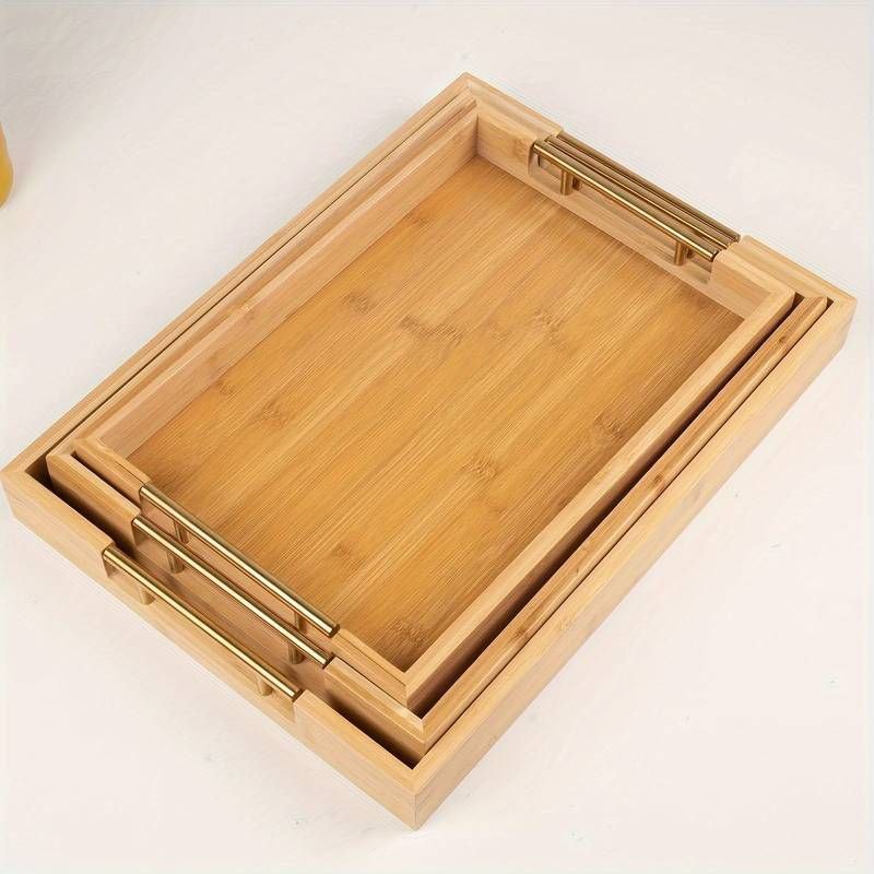 Bamboo Pallet serving Tray 3